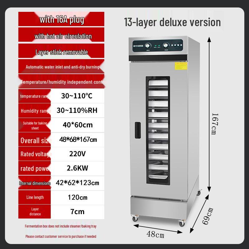 Fully Automatic Stainless Steel Bread and Rice Wine Fermentation Box with Large Capacity and Constant Temperature Control