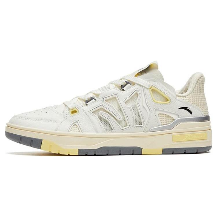 

Anta Flame 4.0 Anti Slip Wear Resistant Low Top Skateboard Shoes Women s Ivory White 35.5