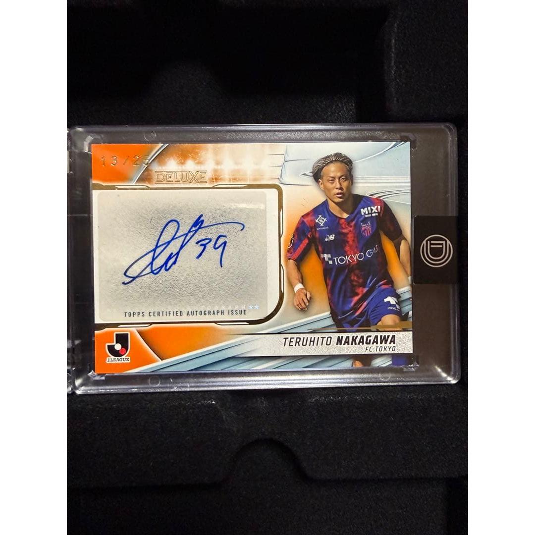 Teruto Nakagawa Autograph TOPPS J. LEAGUE Deluxe 2024