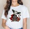 Chihuahua Sugar Skull T Shirt Day Of The Dead Dia De Los Muertos Dog Graphic Tee