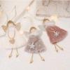 Christmas Hanging Angel Doll Pendant Plush Angel Ornaments Xmas Tree Decors for Wedding Birthday Party New Year Holiday Decor