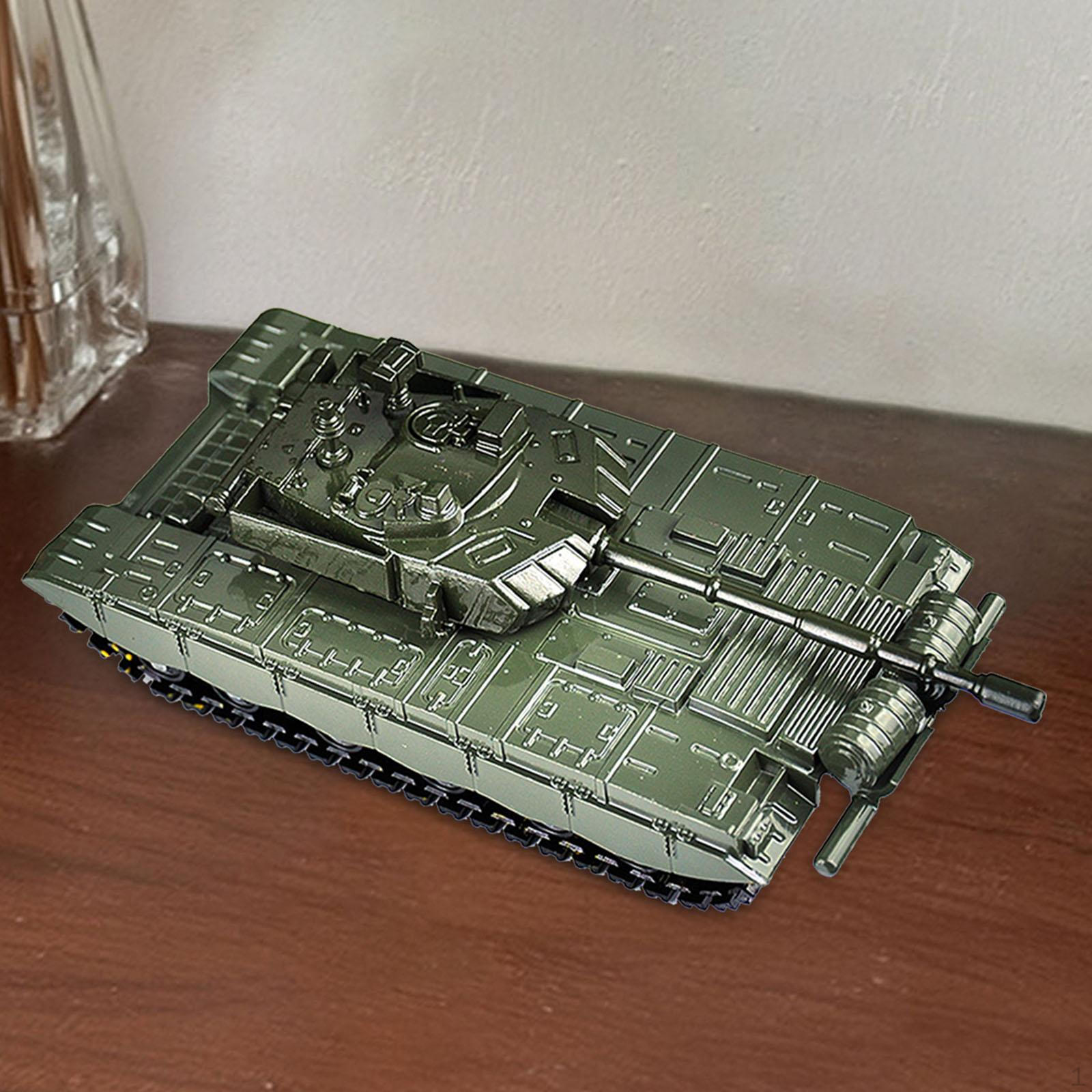 1/52 T99A Alloy Tank Model Wheeled Vehicle Toy Tabletop Decor Collectibles 4D Armored for