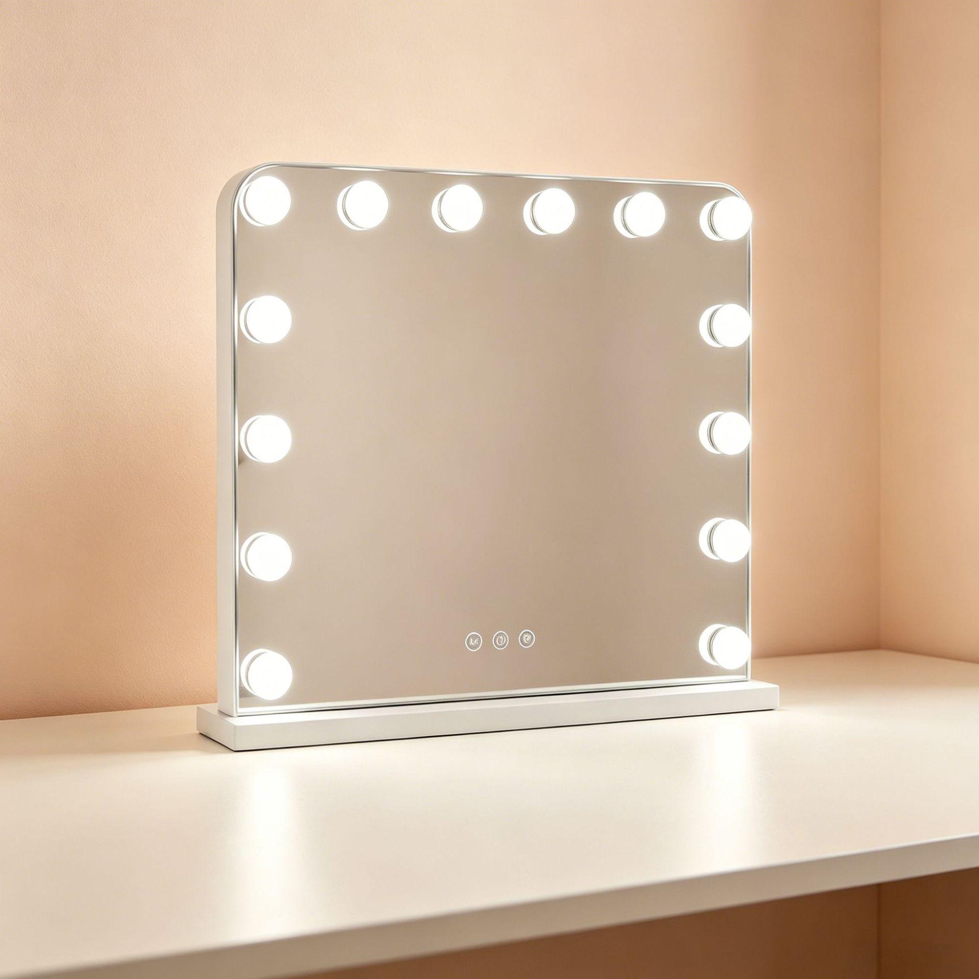 Bluetooth LED kosmētikas spogulis ar 14