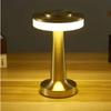 Touch-control Led Night Light For Bar And Cafe Decor With Built-in Battery And Iron Lampshade