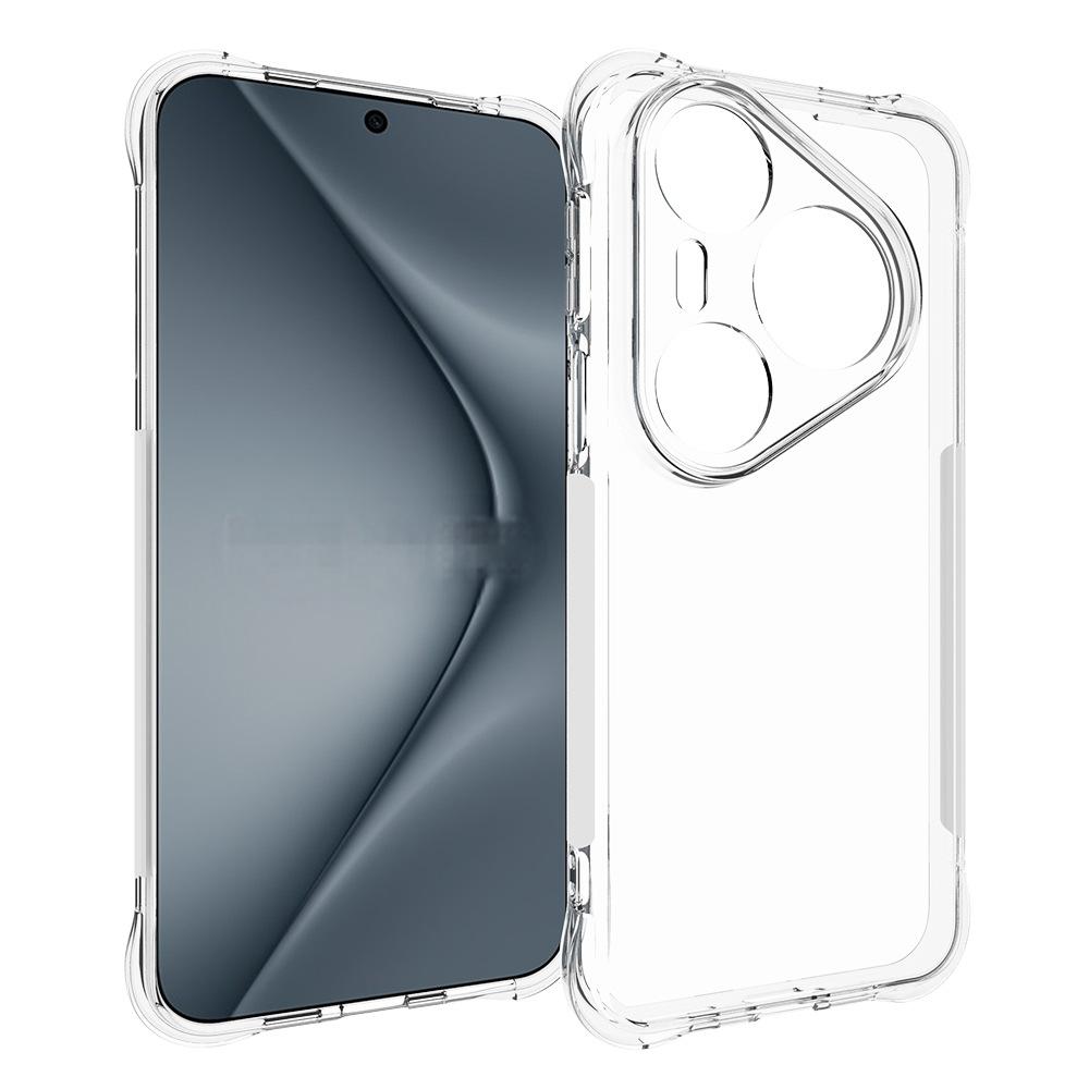 For Huawei Pura 80 Pro Case WANLONFENG WL Series 2.0mm TPU Phone Cover with Tempered Glass Film