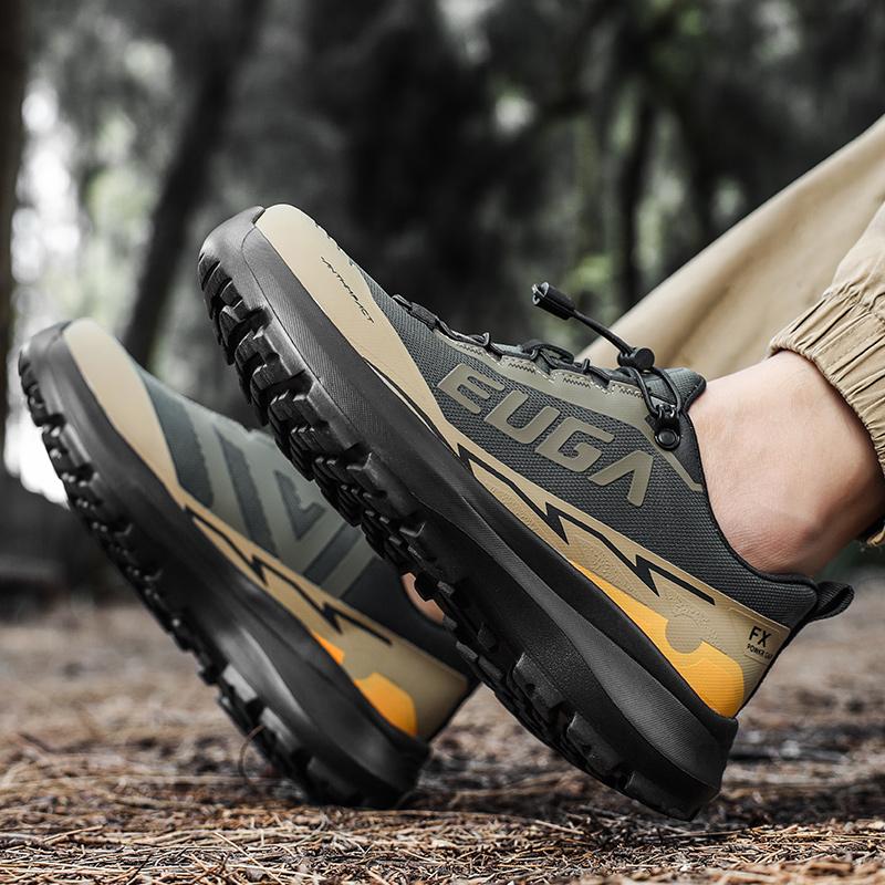 Men's city outdoor casual sports shoes four seasons new soft sole non-slip comfort running shoes fashion Joker hiking sneakers