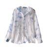 Yunnan Tie-Dye Women's Hooded Sun Protection Long-Sleeve Casual Beach Shirt Jacket