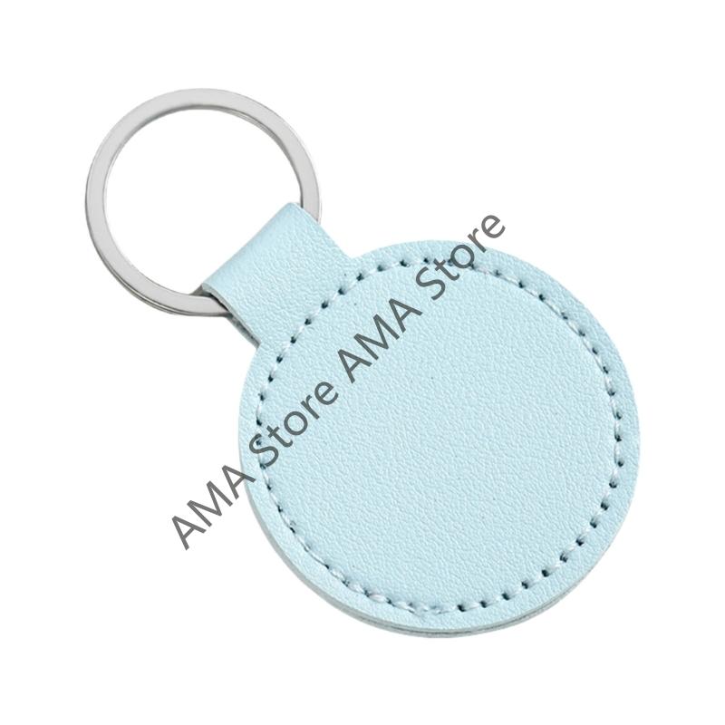 X7JF PU Leather Keychain Metal Pendant For Car And Home Light Weight Secure Holder With Rustproof Design