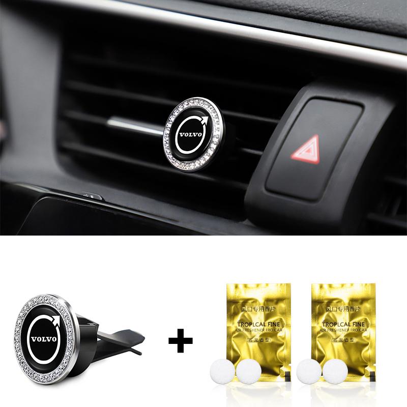 Fcvdz6 Car Fragrance Clip Air Vent Oil Perfume Diffuser Aromatherapy For Volvo XC90 V90 V60 XC60 V40 EC40 EX40 S80 S60 S90 C40 XC40 V70