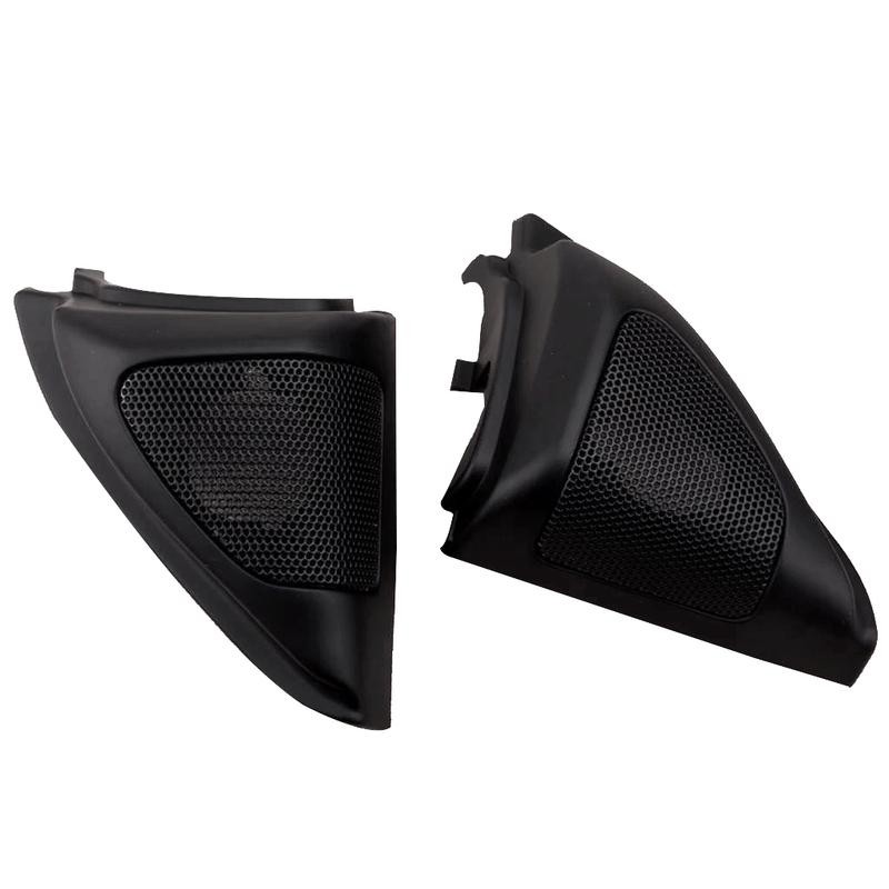 Car Door Panel Audio Horn Cover Tweeter Triangular Speaker Loudspeaker Cover Trim For Toyota Corolla 2003 2004 2005 2006-M53K