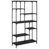 Bookshelf Black Oak Effect 99 X 35.5 X 176 Cm