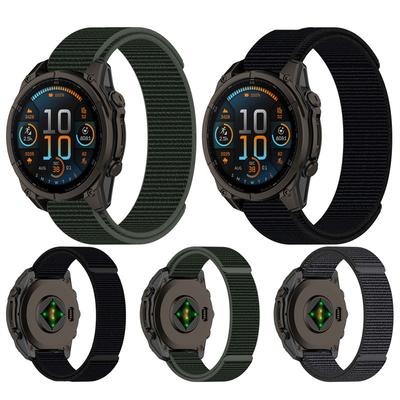 26mm 22mm Nylon Wristband for Garmin Instinct 2X Strap Fenix 7X 7 6 6X Pro 5 5X Plus Wrist Strap Smart Watch Band Bracelet