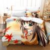 Anime Bedding Set Cartoon Duvet Cover Pillowcase, Yae Sakura Anime Character Print 135x200cm Single Double Bed Duvet Cover Gift