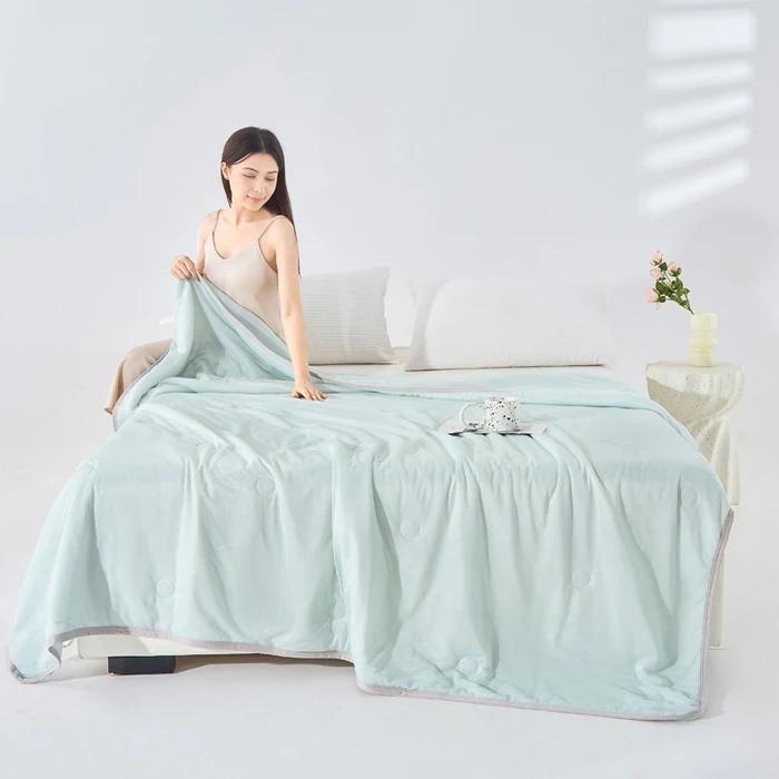 New Cool Silk Xia Liang Quilt Class A Solid Color Simple Wind Summer Quilt Cold Xia Liang Air Conditioner Quilt