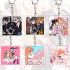 Shunka Shūtō Daikansha Acrylic Keychain Kawaii Student Girl Spring Dance Bag Pendant Decoration Props Keyring Birthday Gift