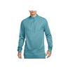 Camiseta de Manga Larga Therma-Fit Sphere Element Casual Cómoda Versátil Suave para Hombre Tops Gris Humo-Azul FZ1116-006