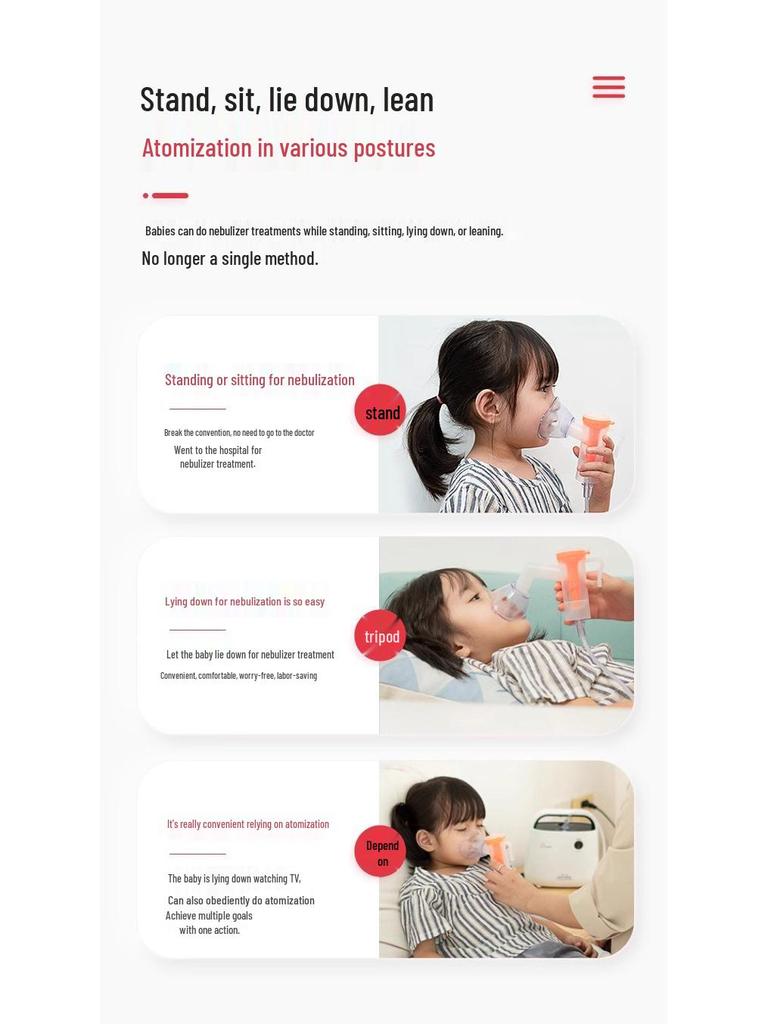 ShuangSheng SW-1M Home Nebulizer for All Ages - Compressor Air System
