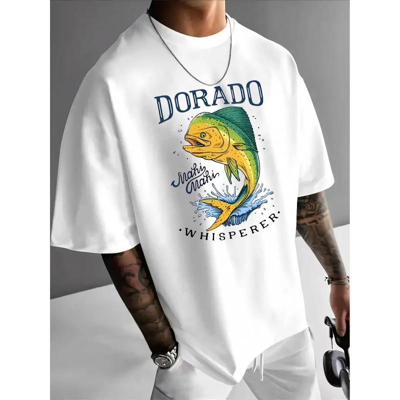 Men'S Summer Round Neck Short Sleeve T-Shirt, Stylish And Versatile with Trendy Prints