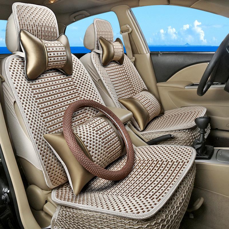 Ice Silk Car Seat Covers for Geely: All-Season, Universal Fit for Binyue, Vision X3/X6, and Xingrui L