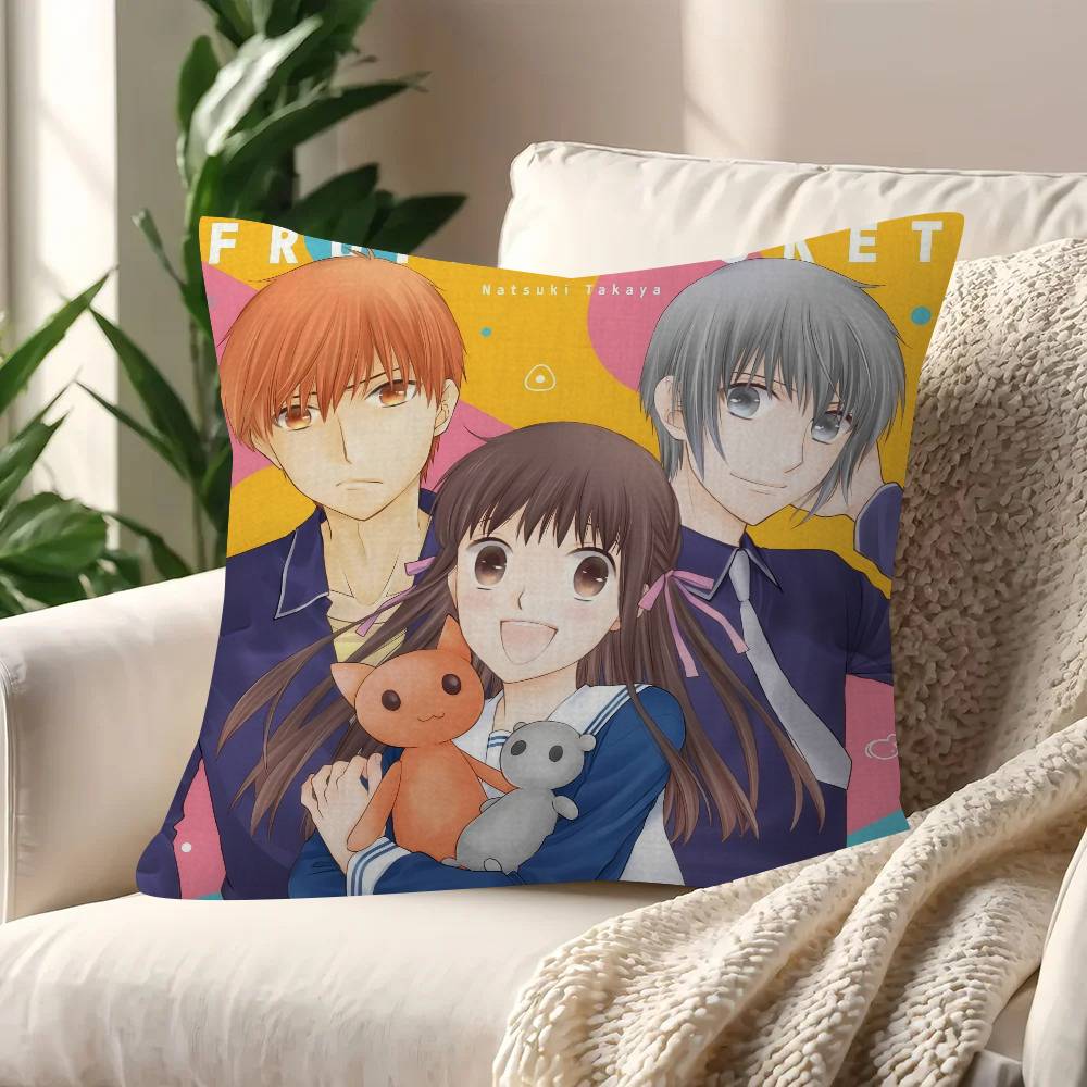 Anime F-Fruits B-Basket Pillow Anime Pillow Sofa Bed Head Pillow Cover Cushion Cover Fashion