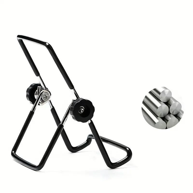 Taşınabilir Metal Tablet Standı Tutucu Katlanabilir Masa Esnek Telefon Standı iPad iPhone Samsung Huawei için Evde Çalışma Seyahat Evrensel