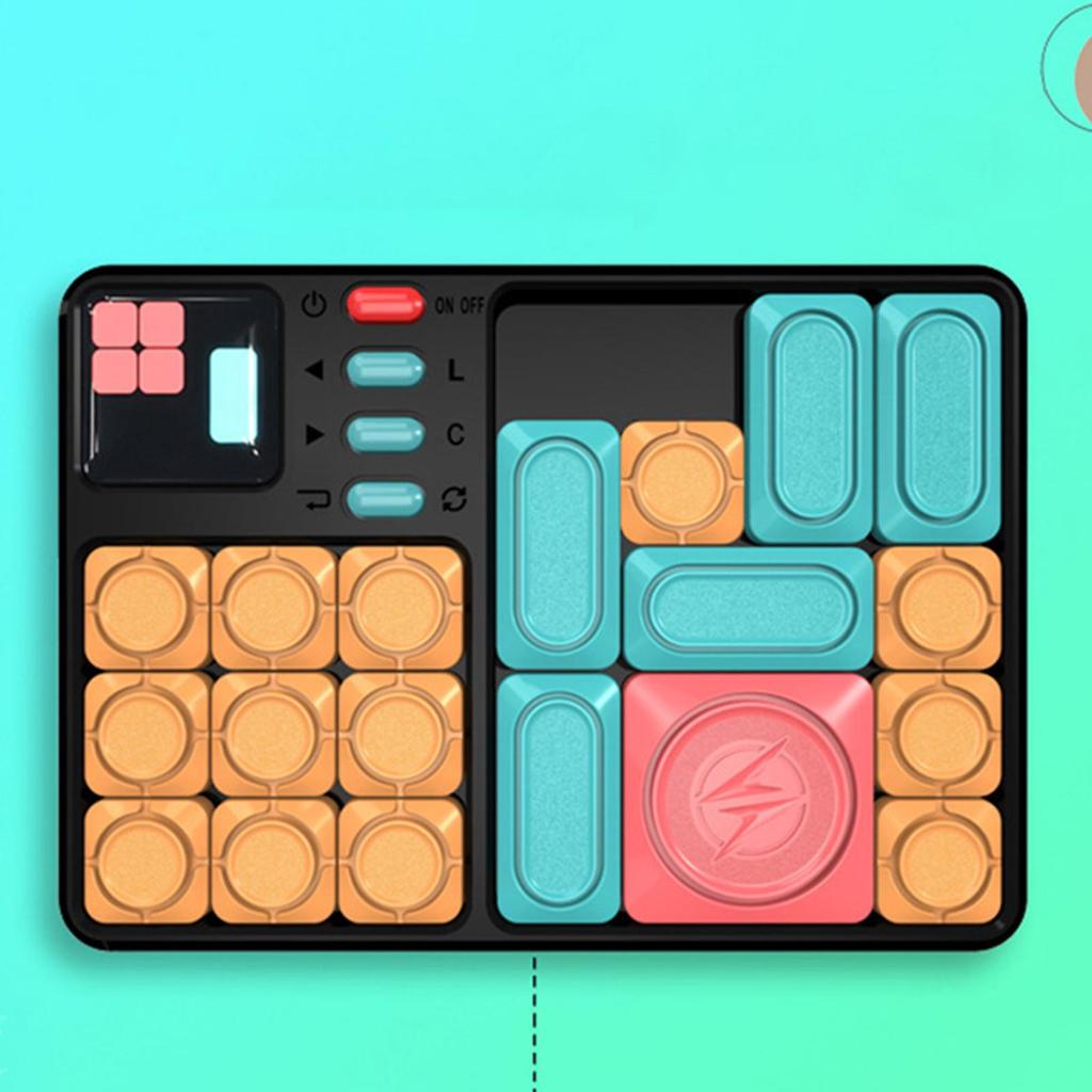 Super Slide Huarong Road Smart Sensor Game 500+ Levelled Challenge Learning Puzzle Interactive Toys for Kids Gifts IQ Training