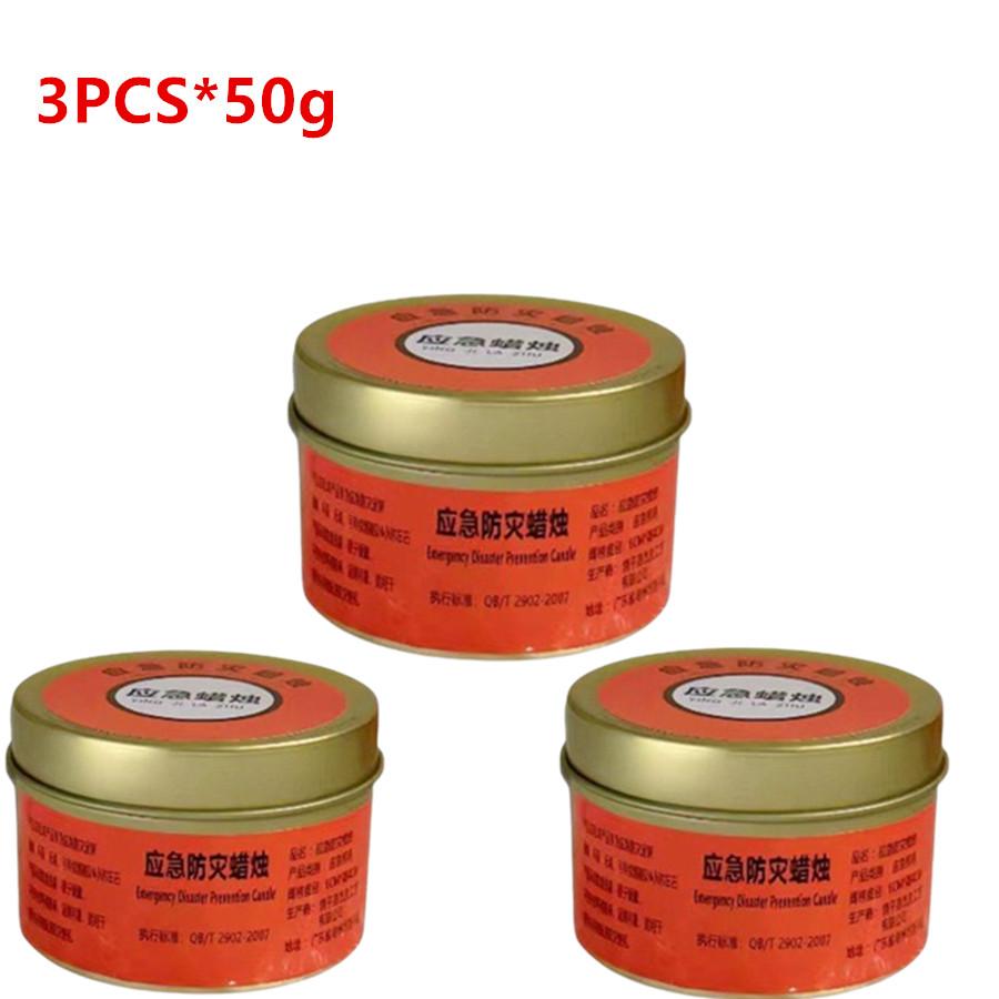1/3Pcs Camping Emergency Candles For Power Outages Windproof Smokeless Survival Lighting Disaster Prevention Supplies