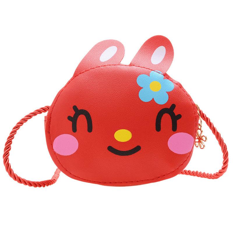 Adorable Japanese Cartoon Bunny Kids Shoulder Bag Cute Flower Design For Boys And Girls