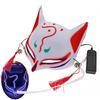 LED Golden Fox Mask Masquerade Party Halloween Birthday Christmas Dance Festival Cosplay Fox Mask LED Steampunk Style Kabuki Mas