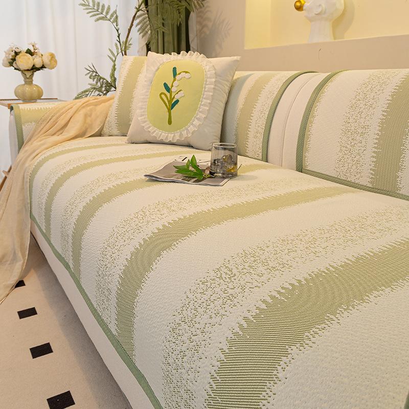 New Cool Doudou Sofa Cushion Summer Light Luxury Modern High-End Sofa Cover Non-Slip Sofa Seat Cushion