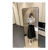 Women's 2025 Spring Closed-Toe Backless Flat Slippers for Outdoor Wear