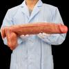 43*7.3 cm Ekstra Büyük Anal Plug Sıvı Silikon Yapay Yapay Penis Yetişkin Seks Oyuncak Fisitng Penis üzerinde Kayış Büyük Dick Gerçekçi Horoz