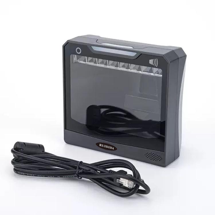 Platform Barcode Reader Desktop Bar Scanner 1D 2D Hands-Free Code Scanner DM PDF 417 QR Wired Code Reader
