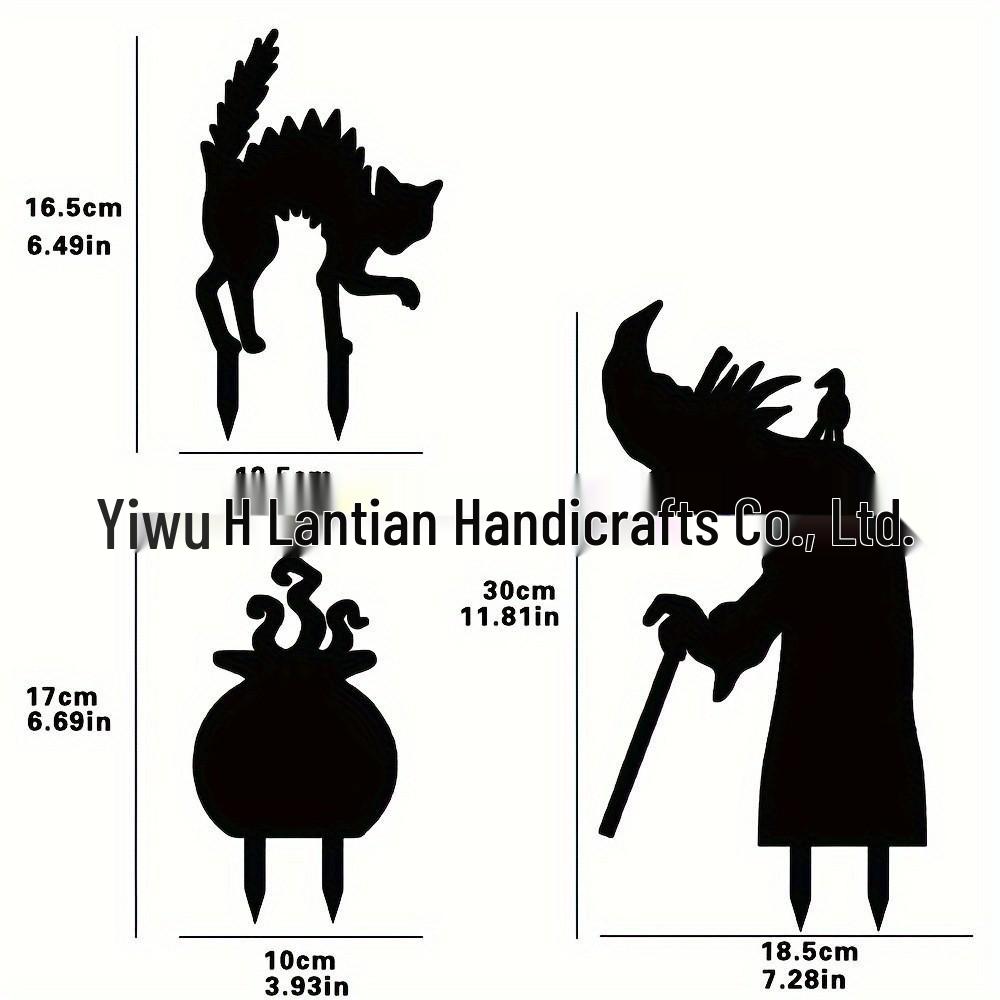 Cross-Border Halloween Yard Sign Metal Decoration Stake