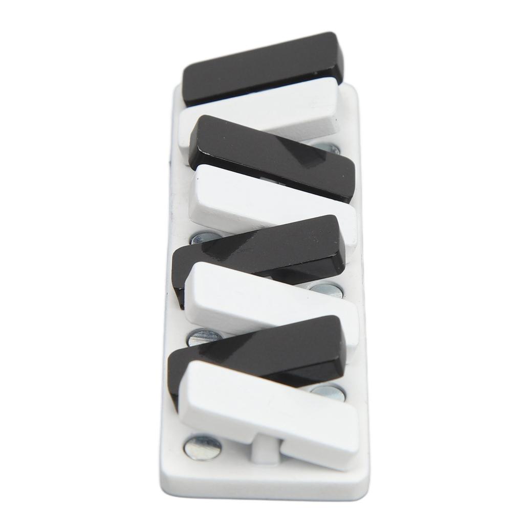 Piano Key Haptic Clicker Toy Zinc Alloy Adult Portable ADHD Slider Anxiety Stress Relief Toy