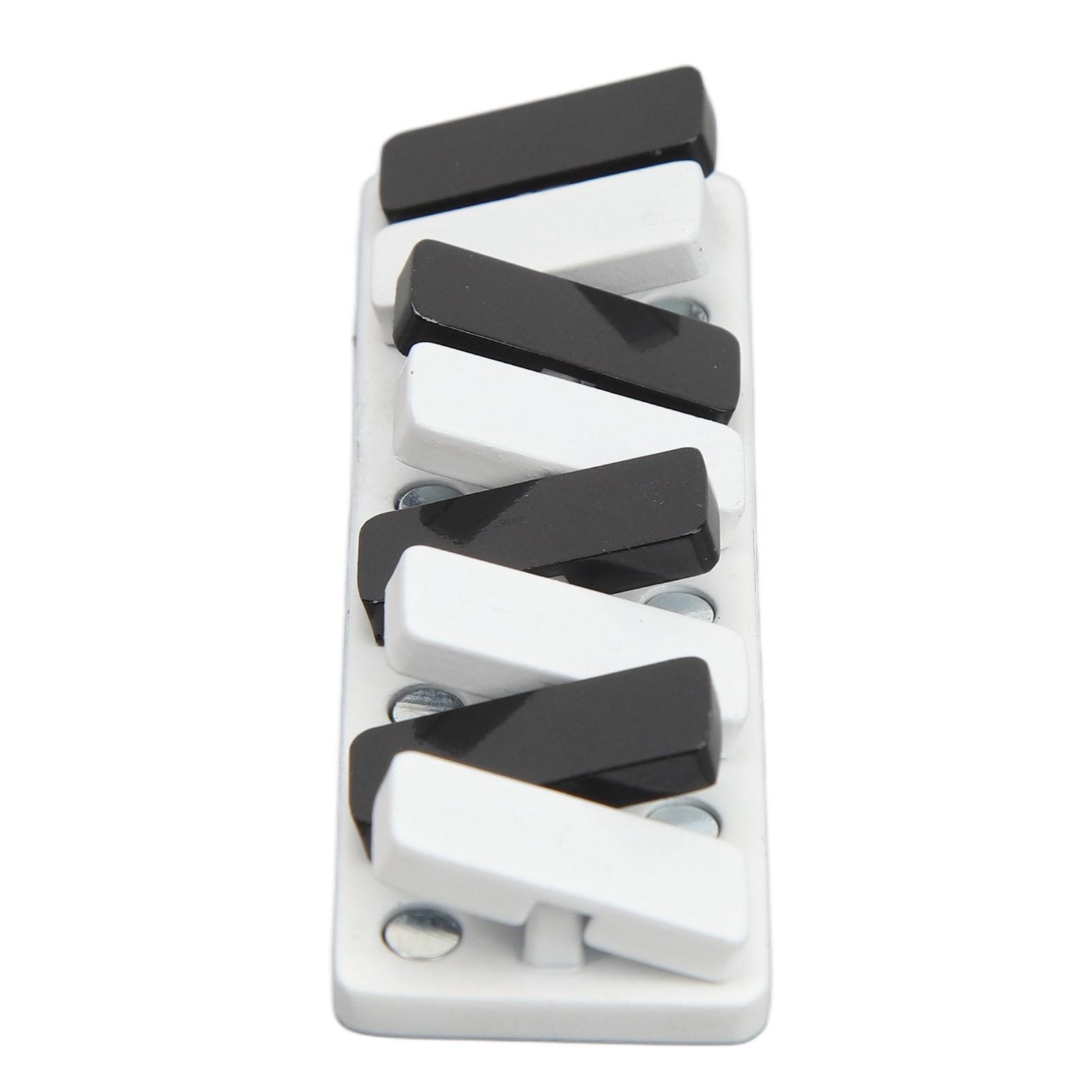 

Piano Key Haptic Clicker Toy Zinc Alloy Adult Portable ADHD Slider Anxiety Stress Relief Toy