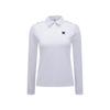ANEW GOLF Women Signature Logo Hybrid Long T-Shirt_Wh