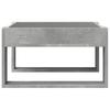 Infinity LED Coffee Table in Concrete Grey 50 x 53 x 30 cm