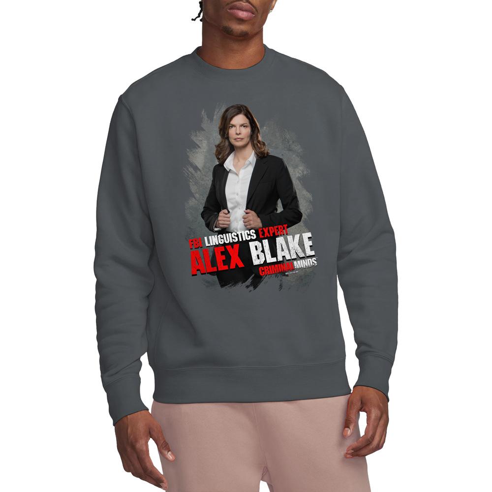 Criminal Minds Unisex Adult Alex Blake Sweatshirt