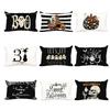 Halloween Waist Pillowcase Festive Atmosphere Decorate Living Room Sofa Pillowcase Polyester Printed Cushion Cover