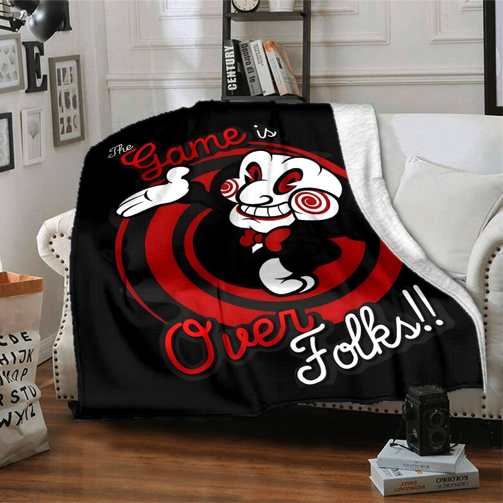 1pc Pennywise3 Blanket, Gift, for Men and Women, Soft Blanket, Good for Sofa Bed Couch Travel, Lightweight Flannel Blanket