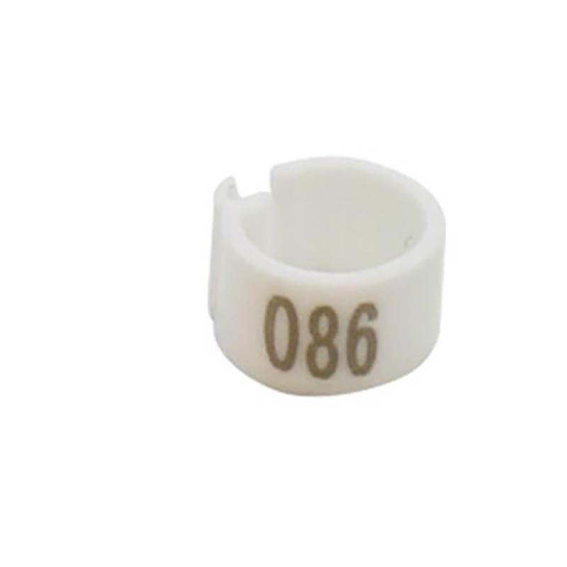 1 Pack Digital Markup Bird Clip Ring Birds Identification Tools 8mm Pigeon Foot Rings Pet Supplies No.001-100