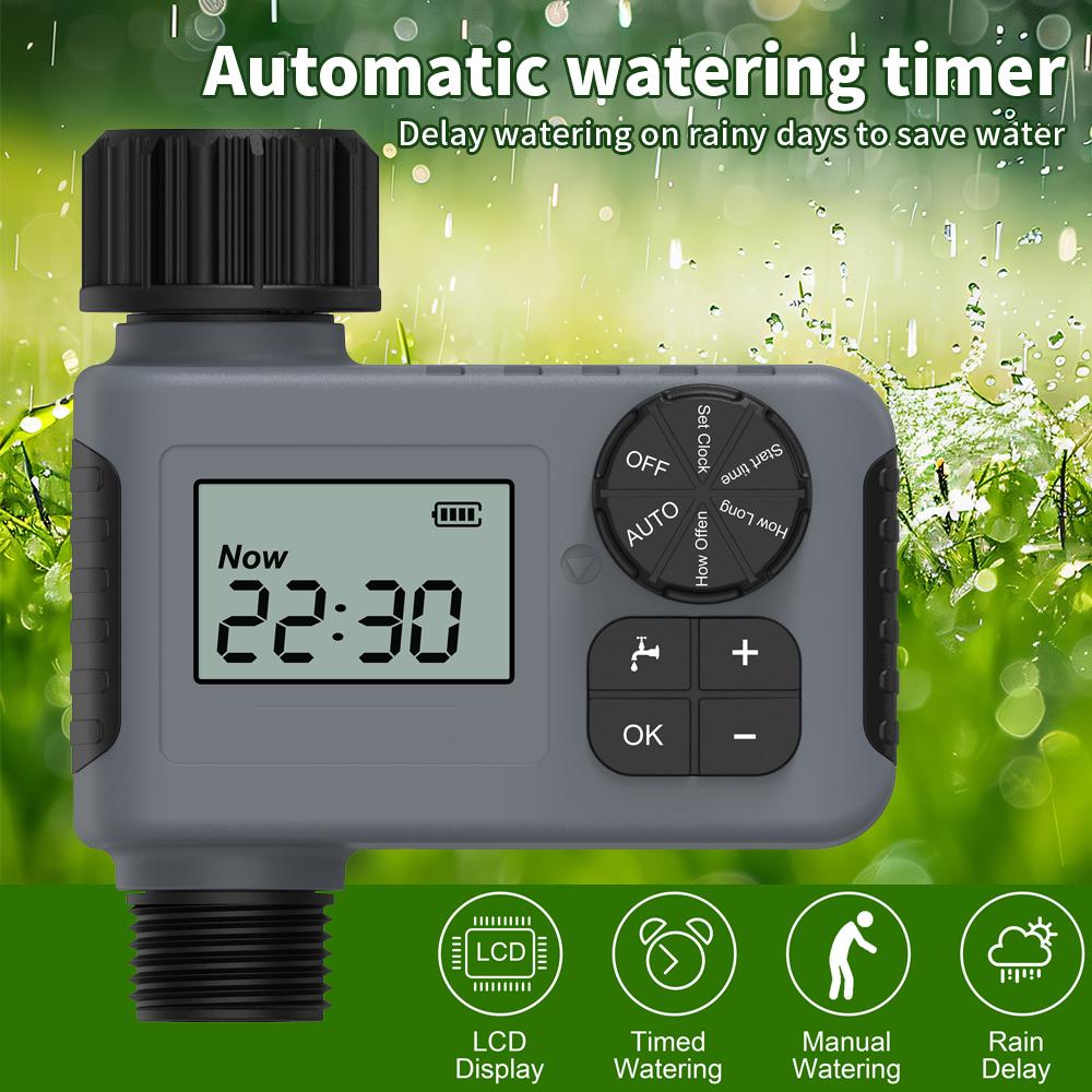 SGW05 New Smart Dial and Button Water Timer Automatic Timer Irrigation System Timer Outdoor Garden Lawn Greenhouse Equipment