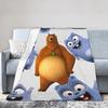 Grizzys and The Lemmings   Blanket  Warm Comfortable Plush Throw Blanket For Children Living Room Flannel Bedspread Bed Cover