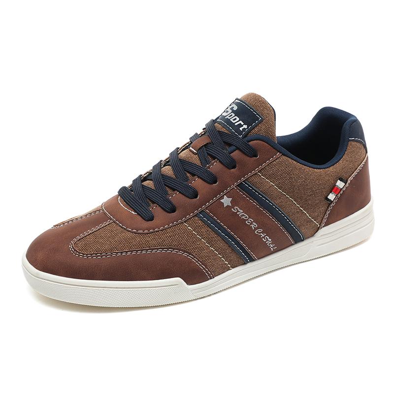 Men Sneakers Students Blue Skateboard Shoes Casual Grey Fashion Shoes Plus Size