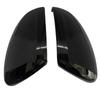 For Vauxha Opel Corsa F     -2025 Car Side  Wing Rearview Mirror Cover Replacement Mirror Caps Glossy Black