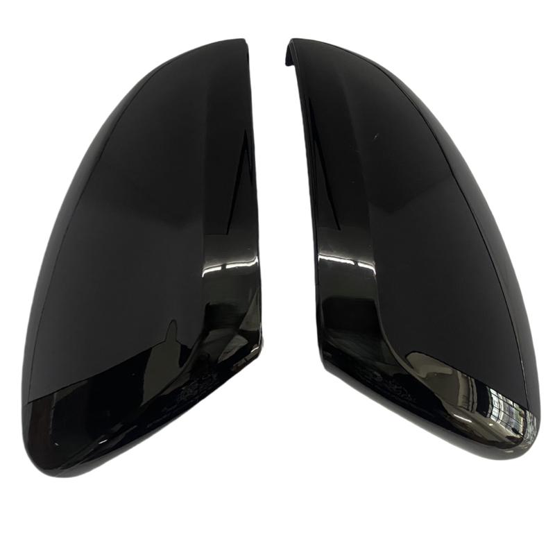 For Vauxha Opel Corsa F     -2025 Car Side  Wing Rearview Mirror Cover Replacement Mirror Caps Glossy Black