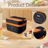 Electric Lunch Box Container Easy to Carry Fast Heating Food Heater for Home