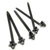 10/20Pcs Car Nylon Black Cable Ties Push Mount Wire Harness Fastener Cable Clamp Clips Ties Management Car Wire Organizers