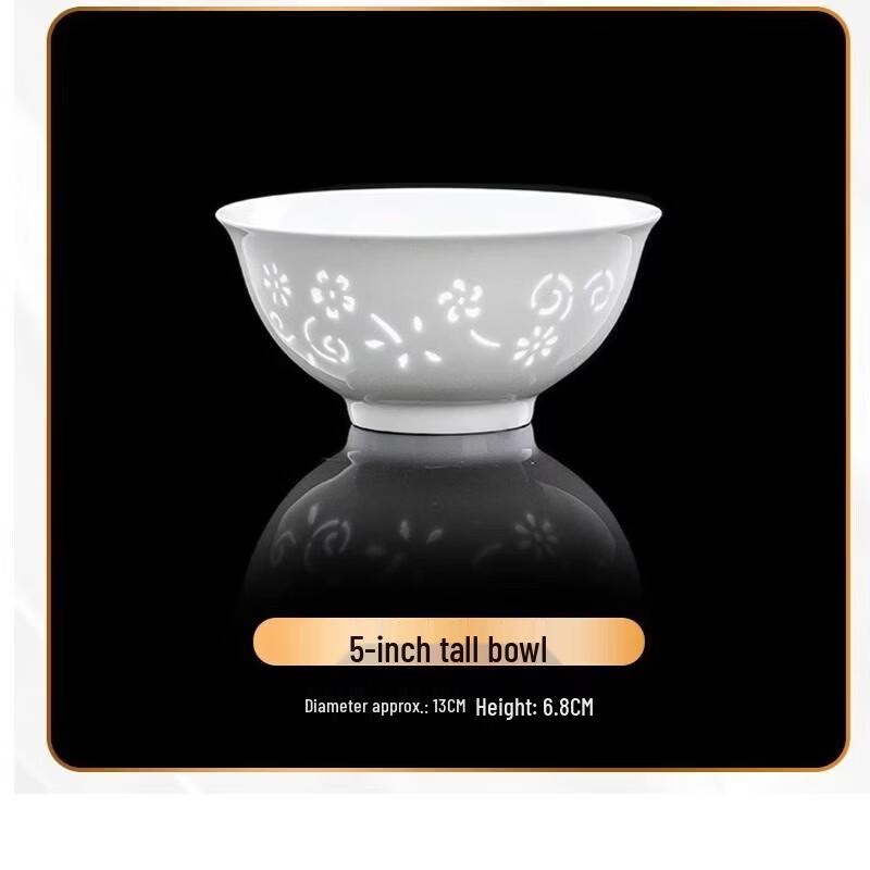 

Abay High White Porcelain Openwork Bowl Set